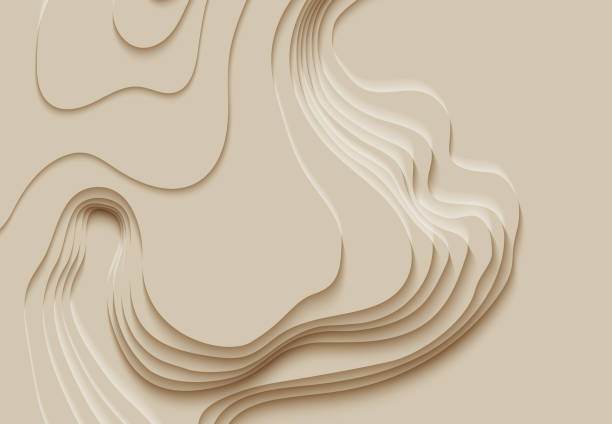 istock Mountain hiking. Map line of topography. Vector abstract topographic map concept with space for your copy. 3D Cartography concep background. Map mockup infographics. Sale background. Wavy backdrop 1194519880