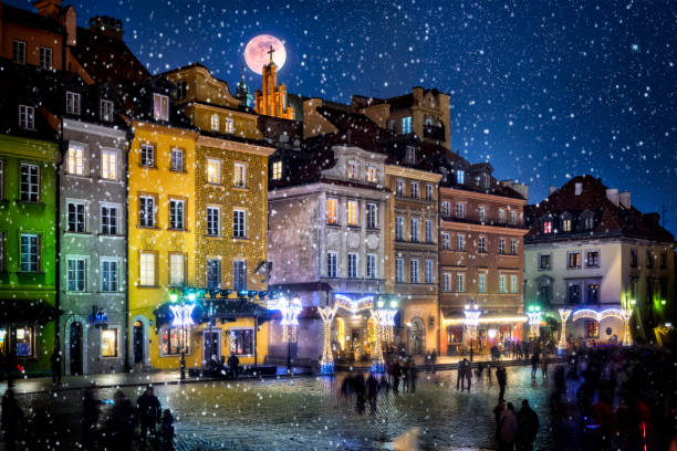 istock Christmas time in Warsaw, Poland 1194523882