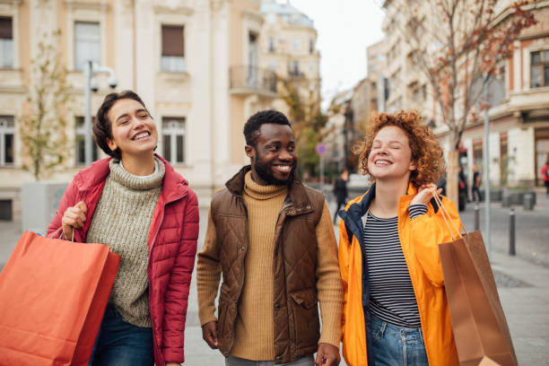 istock Young people are having fun in the city 1194525603