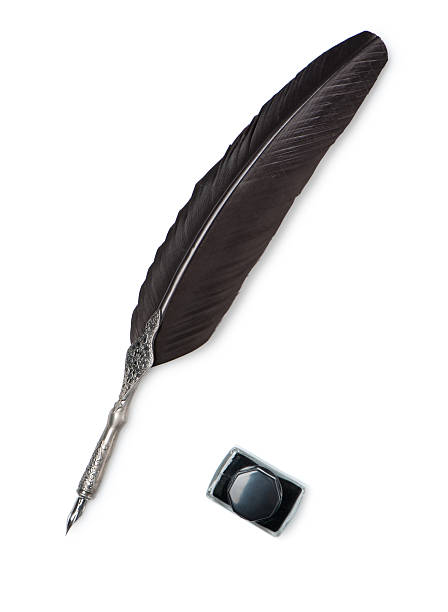 istock Feather quill and inkwell 119453019