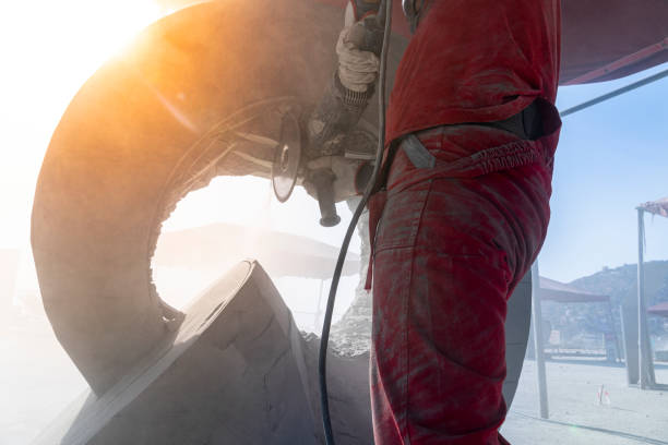 istock A sculptor is sculpting a marble statue. 1194534025