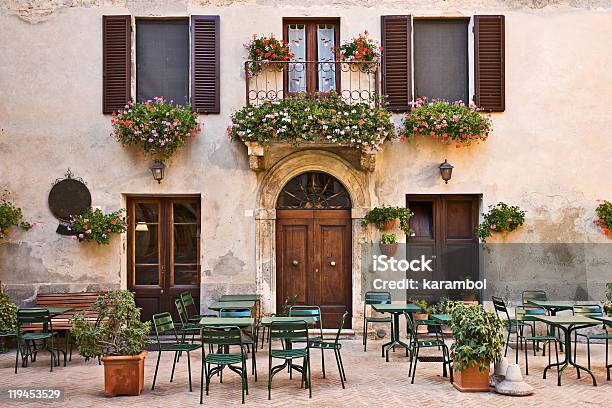 Italian Trattoria Stock Photo - Download Image Now - Italy, Restaurant, Building Exterior