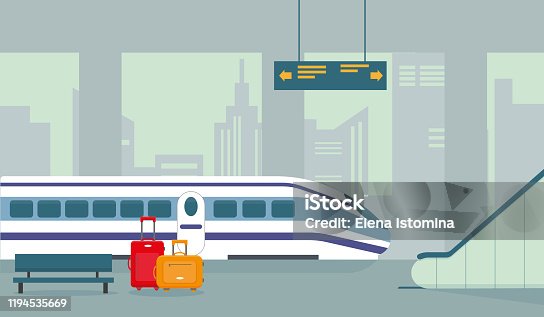 110 Indian Railway Station Illustrations & Clip Art - iStock