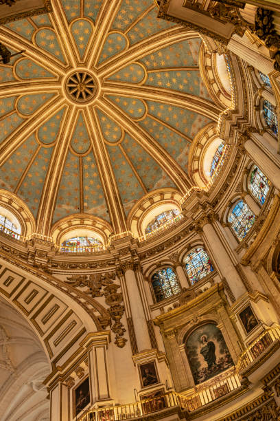istock Magnificent golden dome inside the Granada Cathedral in Spain. 1194535792