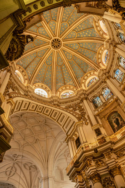istock Magnificent golden dome inside the Granada Cathedral in Spain. 1194535913