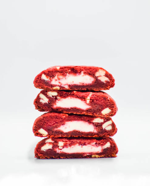 Red velvet white chocolate cookie