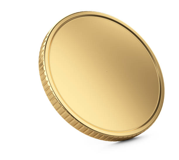 istock Golden coin - template. Banking concept. Graphic element. 1194541551