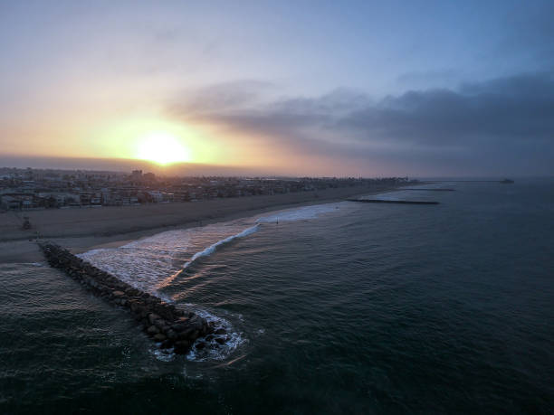 istock Sun Rising Behind California Coastline 1194541572