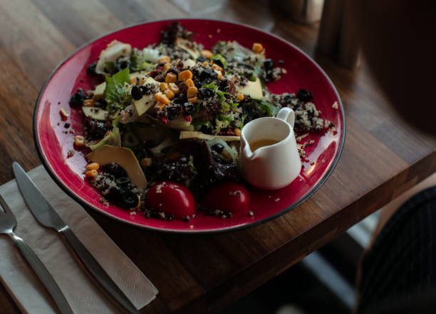 istock Vegetarian Salad in the Restaurant 1194543973