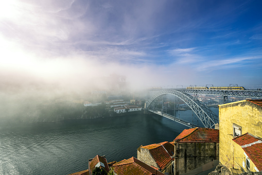 Bridge Of Luis I. Douro Rive,  Porto cityscape, Portugal