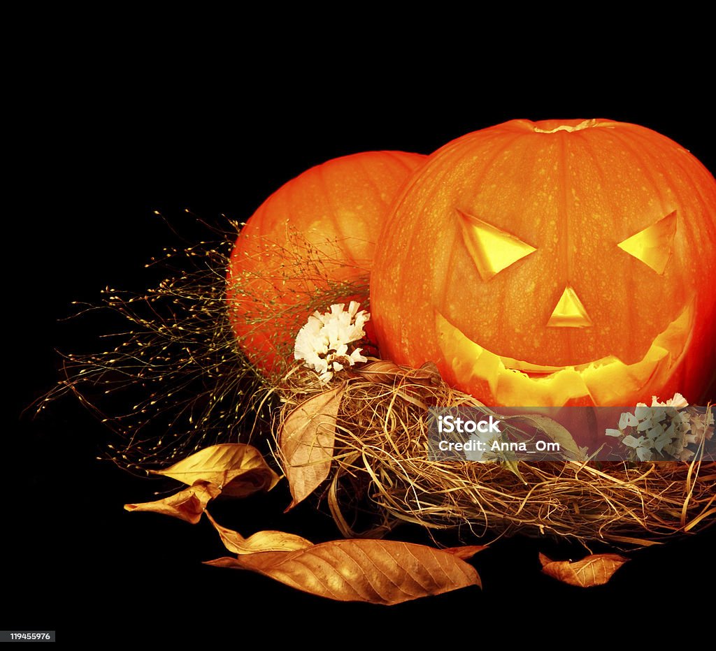 Felice Halloween - Foto stock royalty-free di Arancione