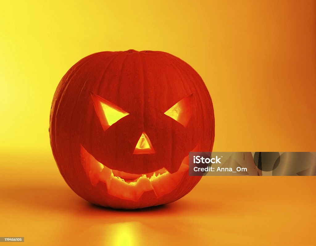 Halloween de calabaza - Foto de stock de Alimento libre de derechos