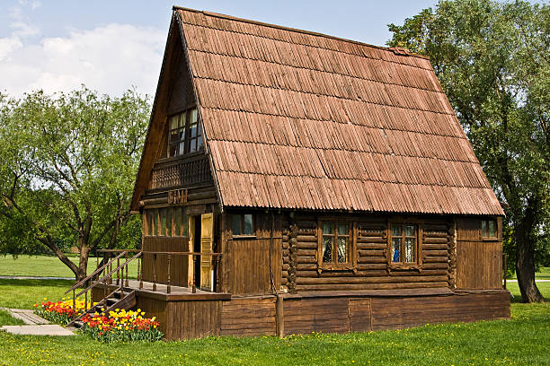 istock Wooden house 119456627