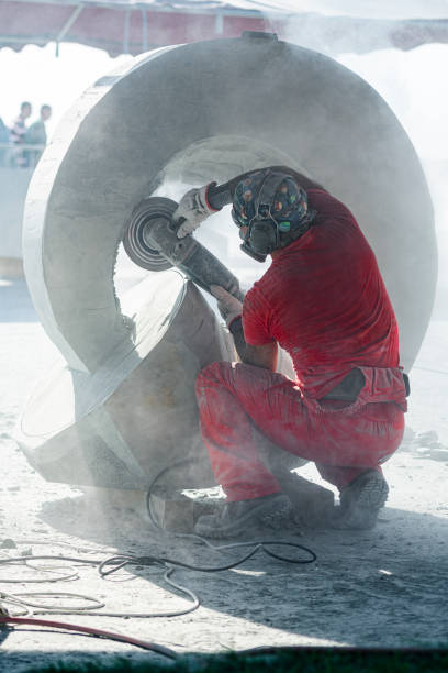 istock A sculptor is sculpting a marble statue. 1194567907
