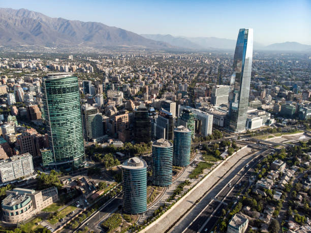 istock Highway intersection in Santiago de Chile 1194569584