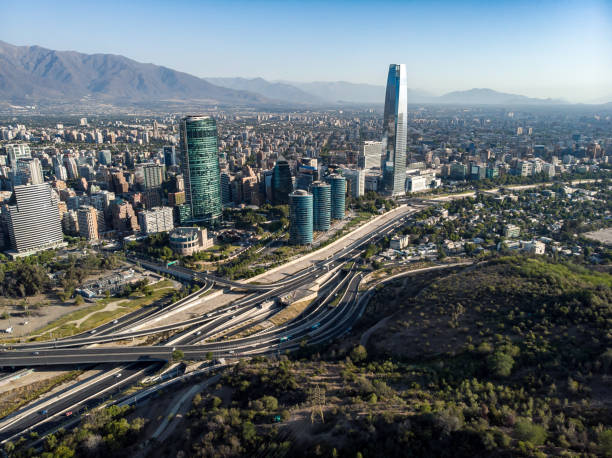 istock Santiago Financial District from San Cristobal Hill 1194569614