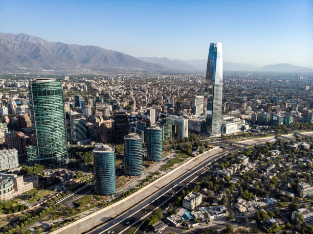 istock Highway intersection in Santiago de Chile 1194569616