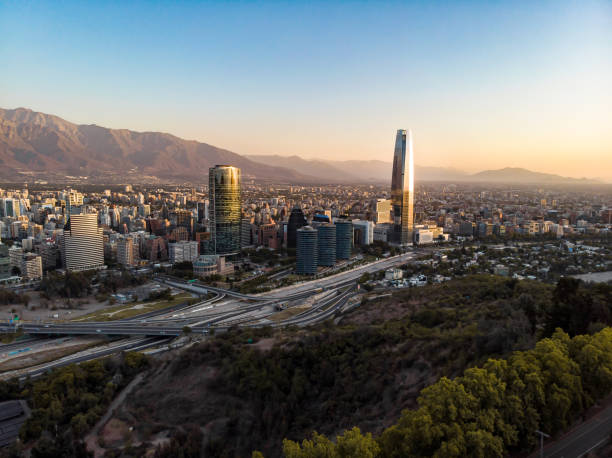 istock Santiago Financial District from San Cristobal Hill 1194569618