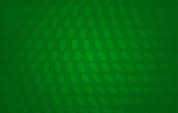 Bright green coloured grunge Christmas celebration backgrounds with small translucent elliptical shaped illuminated pattern watermark all over the vector illustration Horizontal vector illustration of dark green coloured half tone background with a pattern of tiny ellipses all over the frame. Looks like illuminated disco lights. Apt for Xmas, New Year Day celebrations, Birthday and dance party backgrounds, posters, wallpaper. all over pattern stock illustrations