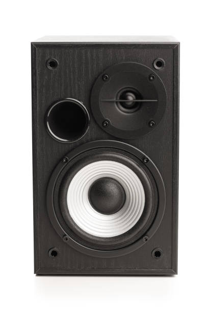 istock audio sound speaker, isolated on white 1194575275