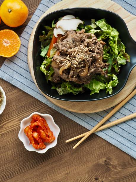 istock Korean traditional food beef bulgogi 1194581289