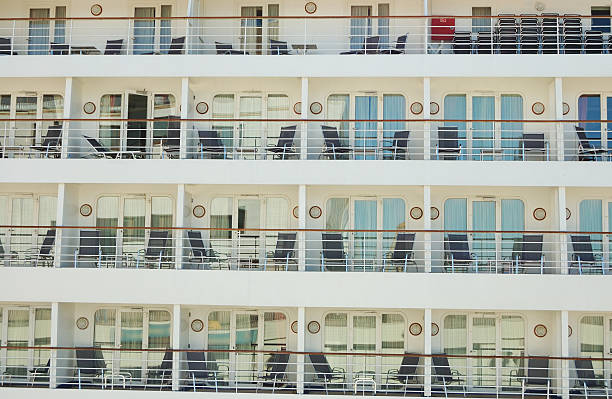 istock Lateral decks on the sea liner 119458802