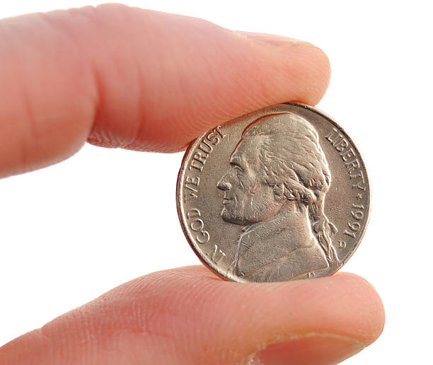 istock Close-up of Jefferson Nickel 119458828