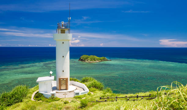 Series of scenes of Okinawa seascapes.