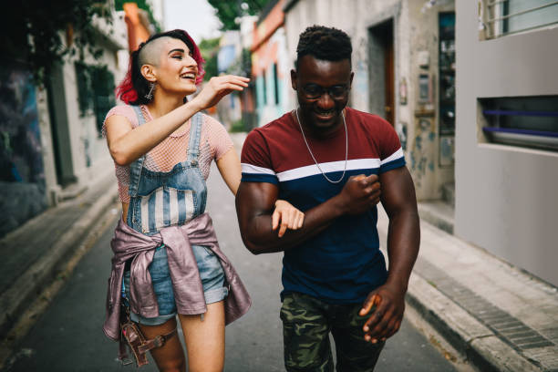 istock Young couple having fun together 1194599838