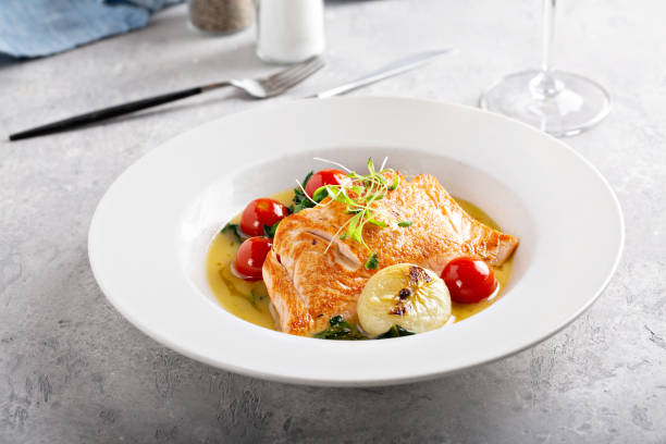 istock Salmon with vegetables 1194599960