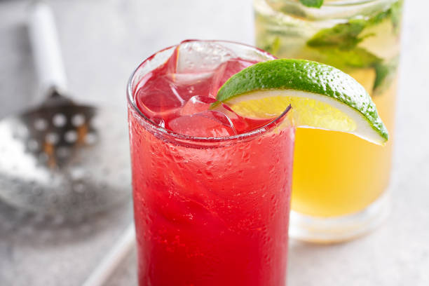istock Mojito and Sea breeze cocktail 1194599965