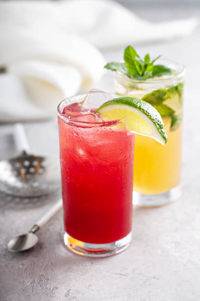 istock Mojito and Sea breeze cocktail 1194599969