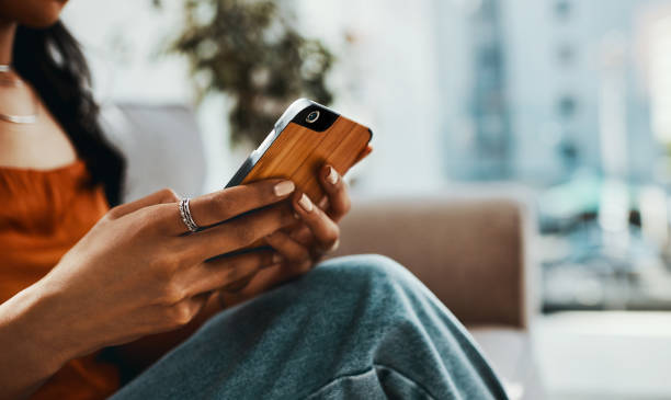 istock Anything she needs, her phone's got her covered 1194600794