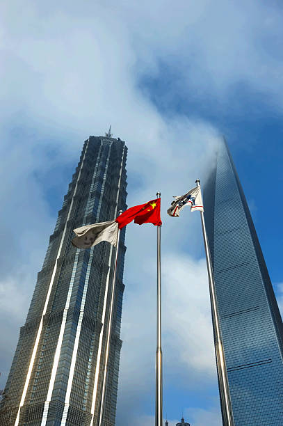 istock two modern buildings in pudong, shanghai, china 119460791