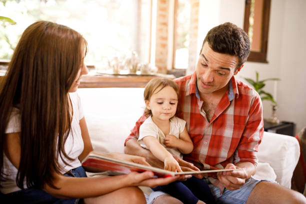 istock Parents reading with their child 1194610746