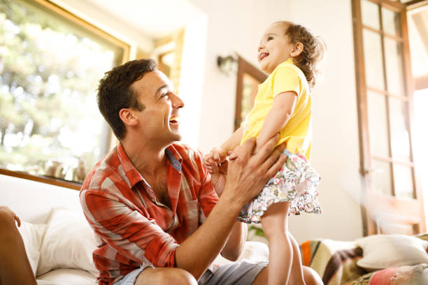istock Father and daughter having fun 1194610780