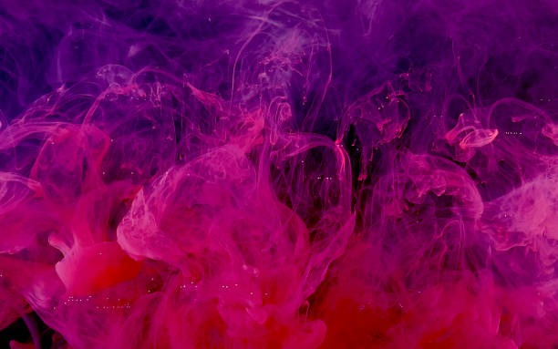 istock Magic scarlet space abstract background. Stylish modern technology background. 1194610807