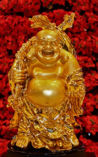 istock Buddha Poinsettia 1194612620