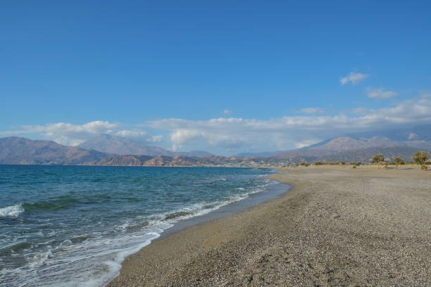 istock Crete mountains and Aegean sea 1194615745