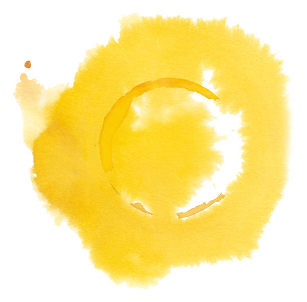 istock Red wine stain isolated on white background. wine texture watercolor 1194617661
