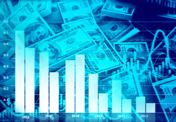 istock Dollar with Stock Market Graph 1194623670