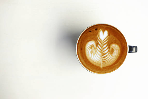 istock a cup of latte art coffee 1194624410