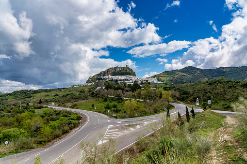Zahara de la Sierra, beautiful town located in the Sierra de Grazalema, Cadiz , Andalusia, Spain.