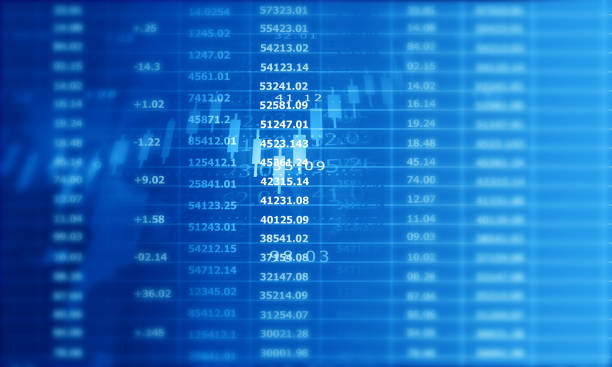 istock Stock market graph background 1194625401
