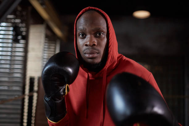 istock Serious African sportsman 1194628040