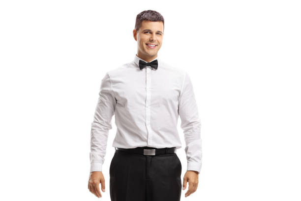 Man in tuxedo wearing cufflinks