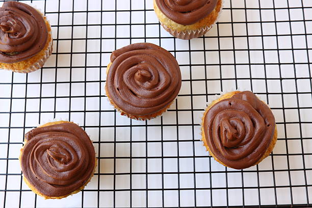 istock Cupcakes with Chocolate Frosting 119463094
