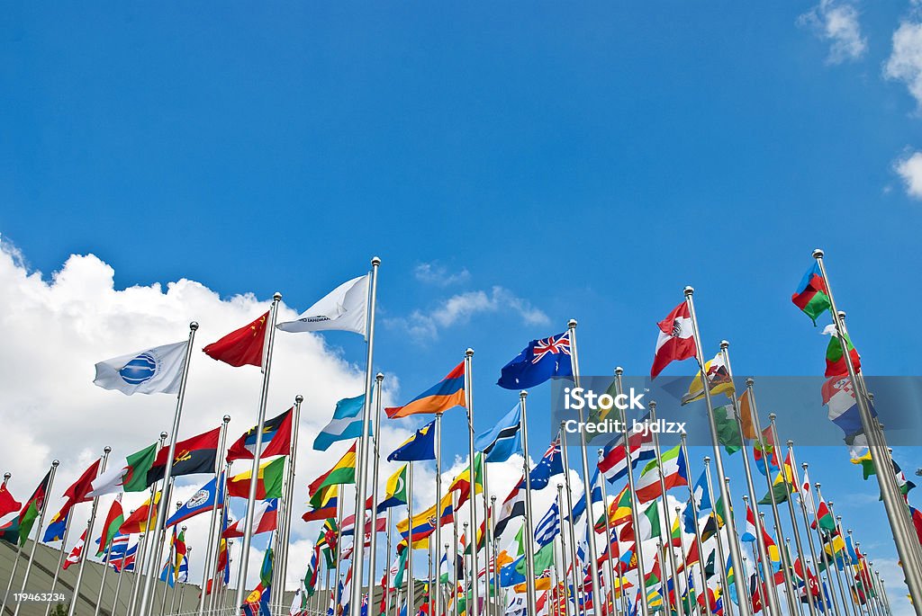 Die Flagge von jedem Land - Lizenzfrei Nationalflagge Stock-Foto