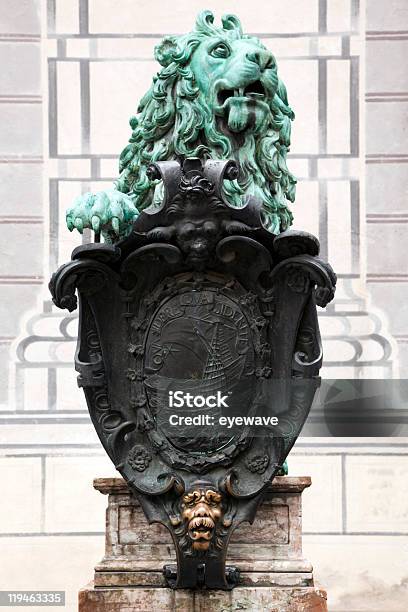 Bronze Lion At Residenz Munich Stock Photo - Download Image Now - Architecture, Art, Baroque Style