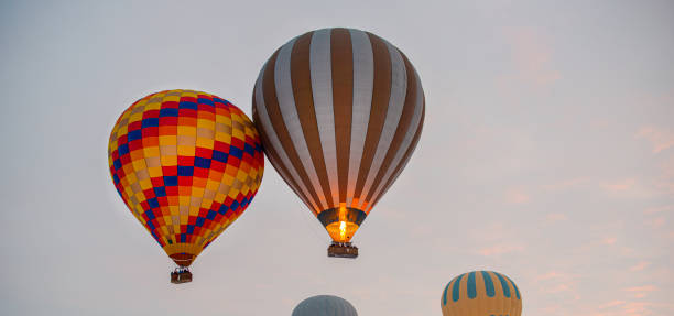 istock Hot air balloons flying over Cappadocia 1194634169